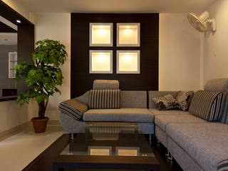 Dr Saji house, S Squared Architects Pvt Ltd. S Squared Architects Pvt Ltd. Modern living room