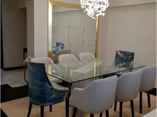 Departamento JESP, Soluciones Técnicas y de Arquitectura Soluciones Técnicas y de Arquitectura Modern dining room Aluminium/Zinc Transparent