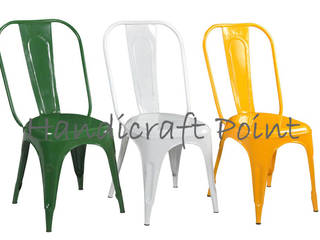 Metal Chairs for cafe and restaurant, Handicraft Point Handicraft Point Ruang Makan Gaya Industrial Besi/Baja