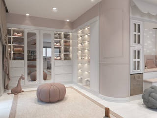 Lale Gümüş bebek odası, Antler İç Mimarlık Antler İç Mimarlık Closets modernos