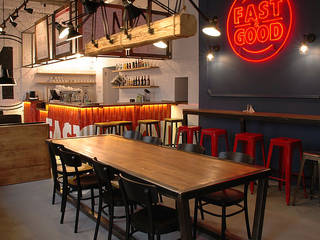 Restauracja Fast&Good, Sklep Steel&Wood Sklep Steel&Wood Commercial spaces