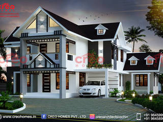 Architects in Kerala, Creo Homes Pvt Ltd Creo Homes Pvt Ltd Case in stile asiatico