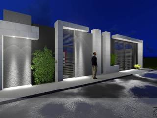 Portal - Vivienda , Analieth Reyes - Arquitectura y Diseño Analieth Reyes - Arquitectura y Diseño 牆面 石器