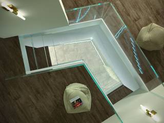 Londra Float, Siller Treppen/Stairs/Scale Siller Treppen/Stairs/Scale درج زجاج