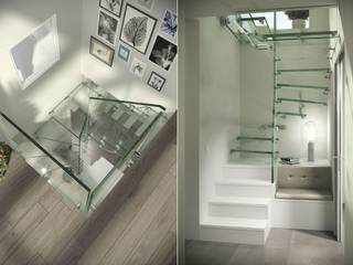 Mistral Spiral Glass, Siller Treppen/Stairs/Scale Siller Treppen/Stairs/Scale Stairs Glass