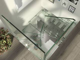 Mistral Spiral Glass, Siller Treppen/Stairs/Scale Siller Treppen/Stairs/Scale Escadas Vidro