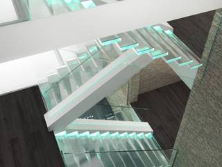 Crystal, Siller Treppen/Stairs/Scale Siller Treppen/Stairs/Scale บันได กระจกและแก้ว