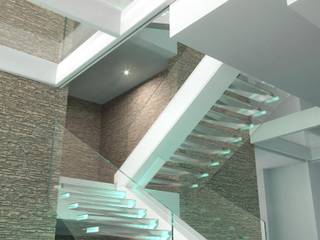 Crystal, Siller Treppen/Stairs/Scale Siller Treppen/Stairs/Scale 階段 ガラス