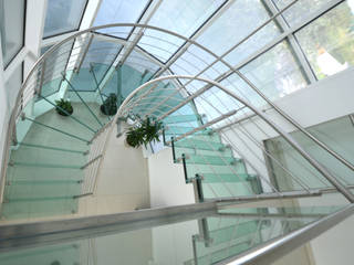 Sevilla Glass Helical, Siller Treppen/Stairs/Scale Siller Treppen/Stairs/Scale Stairs Glass