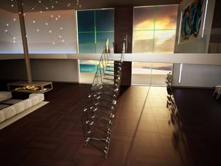 Rio, Siller Treppen/Stairs/Scale Siller Treppen/Stairs/Scale درج زجاج