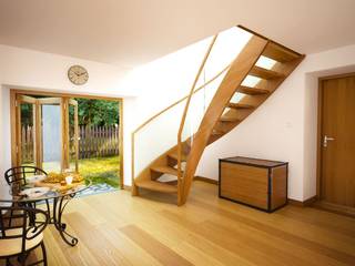 Bristol, Siller Treppen/Stairs/Scale Siller Treppen/Stairs/Scale Schody Drewno O efekcie drewna