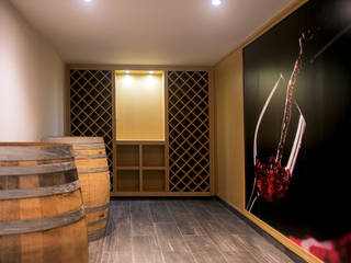 Garrafeira, Pedigree Group Pedigree Group Moderne wijnkelders Massief hout Beige