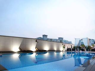 amanti Hotel seoul. B1f~4f, 피투엔디자인 _____ p to n design 피투엔디자인 _____ p to n design Espacios comerciales