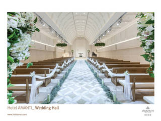 amanti Hotel seoul. 2F Wedding, 피투엔디자인 _____ p to n design 피투엔디자인 _____ p to n design Ticari alanlar