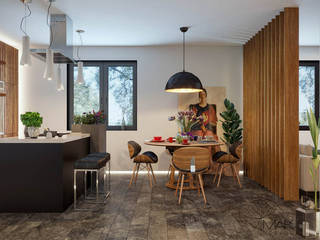 Дизайн проект двухкомнатной квартиры в современном стиле, ЖК "Варшавский микрорайон", Мак Дизайн Мак Дизайн Livings de estilo moderno