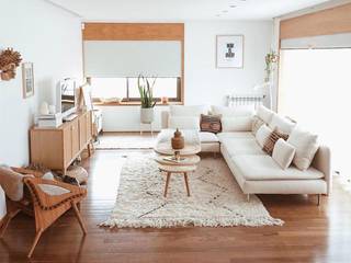 Decoração de interior de uma sala de estar, CasuloInteriors CasuloInteriors Scandinavian style living room