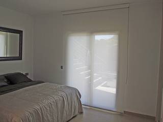 Cortinas enrollables en Puerto de Andratx, Área Deluxe Área Deluxe Modern style bedroom Textile Amber/Gold