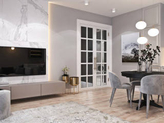 Mieszkanie z elementami klasyki, Ambience. Interior Design Ambience. Interior Design Dining room