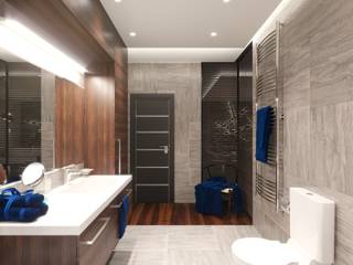 Квартира в Подрезково, ИнтеРИВ ИнтеРИВ Modern style bathrooms