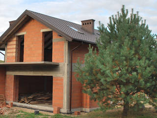 Dom w Konstantynowie Łódzkim - Dziektarzew, łódzkie, Budownictwo i Architektura Marcin Sieradzki - BIAMS Budownictwo i Architektura Marcin Sieradzki - BIAMS Modern houses