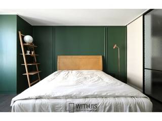 명품인테리어도어 위드지스, WITHJIS(위드지스) WITHJIS(위드지스) Small bedroom Aluminium/Zinc Black