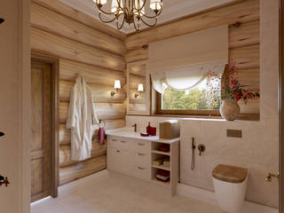 Коттедж из бруса в поселке «Европейский», ReDi ReDi Classic style bathroom