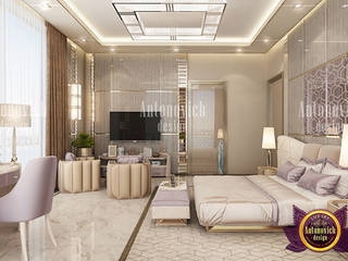 Cozy Bedroom with Pastel Details , Luxury Antonovich Design Luxury Antonovich Design