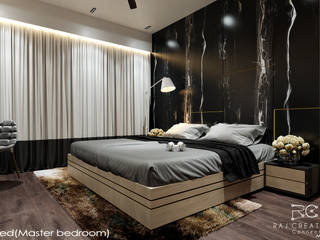 Mr. Ashwin residency , Raj Creation Raj Creation Minimalist bedroom