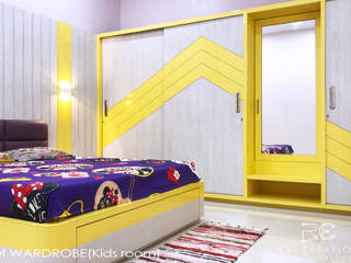 Taruna sadan ( Resedential apartment), Raj Creation Raj Creation Asian style bedroom