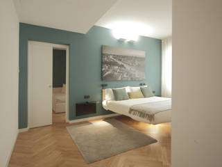 camere Hotel HGR, luigi bello architetto luigi bello architetto Modern style bedroom