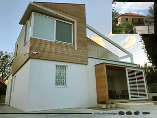 Un nido in larice, PPStudioDesign PPStudioDesign Chalés e casas de madeira