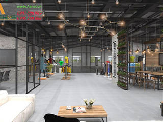 Thiet ke thi cong cua hang the thao Far eastern - Binh Phuoc, xuongmocso1 xuongmocso1 Commercial spaces