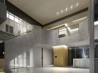 ShinTien Residence 新店住宅, 何侯設計 Ho + Hou Studio Architects 何侯設計 Ho + Hou Studio Architects Livings de estilo moderno