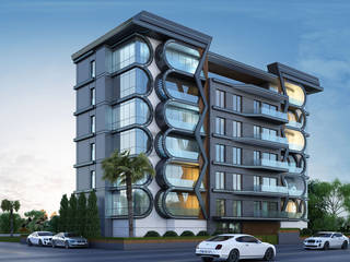 NİLYUM APARTMANI, MİNERVA MİMARLIK MİNERVA MİMARLIK Modern houses