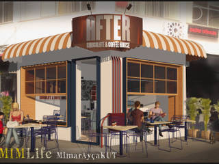 AFTER CHOCOLATE & COFFEE HOUSE, MİMLIFE-MİMAR AYÇA KUT MİMLIFE-MİMAR AYÇA KUT Espaços comerciais
