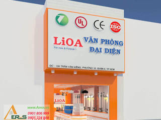 Thiet Ke Thi Cong Showroom Thiet Bi Dien Lioa, xuongmocso1 xuongmocso1 Espacios comerciales