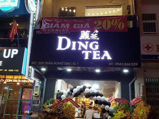 Thiet Ke Thi Cong Quan Tra Sua Ding Tea Tai Quan 1, xuongmocso1 xuongmocso1 مساحات تجارية