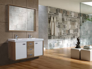 Mueble de baño familiar MIAMI, Mobiliario de baño Taberner Mobiliario de baño Taberner Modern style bathrooms