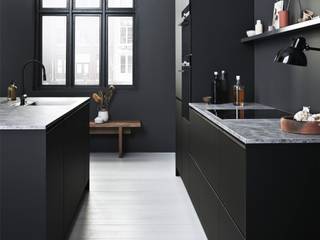 Prato Black, Kvik Keuken, Badkamer & Garderobe Kvik Keuken, Badkamer & Garderobe Scandinavian style kitchen