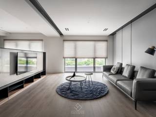 竹北W宅, 極簡室內設計 Simple Design Studio 極簡室內設計 Simple Design Studio Modern living room