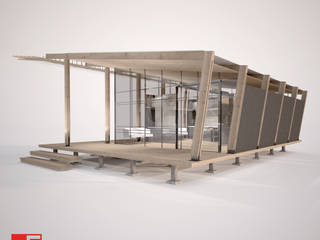 PR224 Cabaña Minimalista, Incove - Casas de madera minimalistas Incove - Casas de madera minimalistas