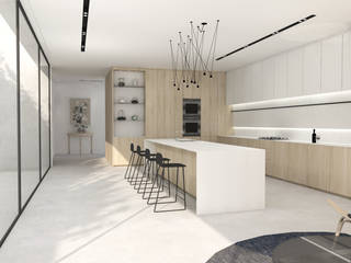 Kitchen Design, Cape Town, Lijn Architectural Interiors Lijn Architectural Interiors Inbouwkeukens Steen