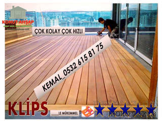 DECK BAGLANTI APARATI METAL KLİPS , konutahsap konutahsap Commercial spaces Wood-Plastic Composite