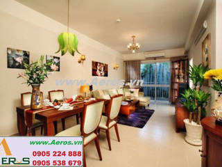 Thiet ke thi cong noi that can ho chi Tram - chung cu Lotus Garden, Tan Phu, xuongmocso1 xuongmocso1 Commercial spaces