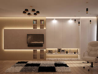 Квартира для молодой семьи, Epatage Design E Epatage Design E Kamar Tidur Gaya Eklektik