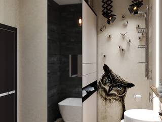 Дом в стиле LOFT, Epatage Design E Epatage Design E Industrial style bathroom