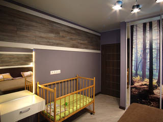 2-комнатная квартира ЖК "7 континент", г.Краснодар, Студия интерьерного дизайна happy.design Студия интерьерного дизайна happy.design Bedroom