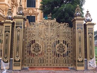 ​Vẻ đẹp và sự sang trọng của cổng nhôm đúc, CÔNG TY CỔ PHẦN SẢN XUẤT HOÀNG GIA HÀ NỘI CÔNG TY CỔ PHẦN SẢN XUẤT HOÀNG GIA HÀ NỘI Puertas correderas Hormigón reforzado