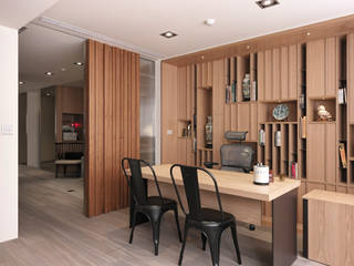 Yongchun MIX, 形構設計 Morpho-Design 形構設計 Morpho-Design Moderne Arbeitszimmer