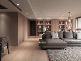FRAME, 形構設計 Morpho-Design 形構設計 Morpho-Design Modern Corridor, Hallway and Staircase